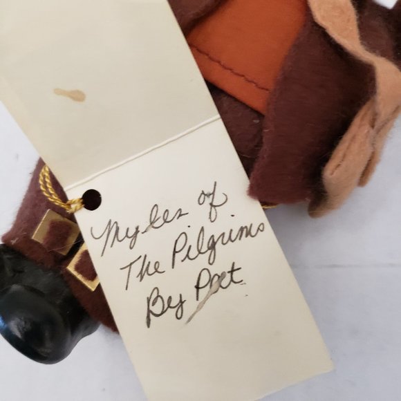 Just Ducky Small Folk Art Pigrim by Poet Animal - Picture 6 of 8